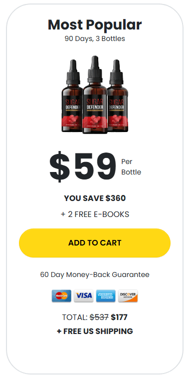 Sugar Defender Price